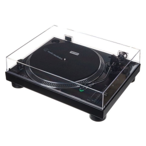 Audio-Technica LP120XBT-USB Manual direct-drive turntable with Bluetooth® and USB output (Black) + Bonus Anti-Bacterial Touch Screen Cleaning Kit Bundle