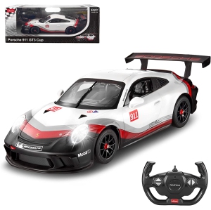 Rastar 1:14 Porsche 911 GT3 CUP Remote Control Car with Working Lights