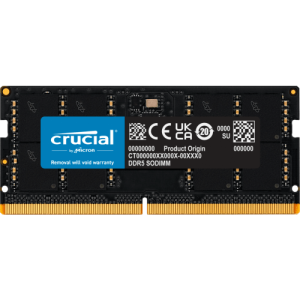 美品Crucial SO-DIMM DDR5-5600 32GB(16GBx2) Crucial 32GB DDR5 RAM Kit (2x16GB), 5600MHz (or 5200MHz or