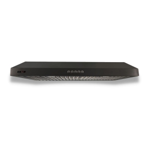 ONEX® OHF300-BL Stainless Steel Under Cabinet 30 inch Range Hood in Black Color.