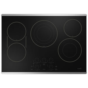 Cafe 30" 5-Element Electric Cooktop (CEP90302TSS) - Stainless Steel