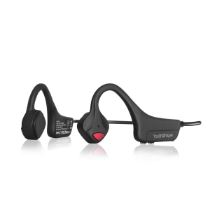 Bone Conduction Headphones Bluetooth, Wireless Open-Ear with Microphones,Titanium Lightweight Sweat Resistant, Answer Phone Call Sports Headset for Running Hiking Driving Bicycling