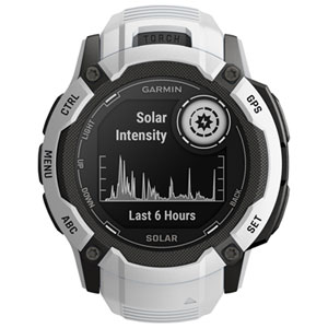 Garmin Instinct 2X Solar 53mm Bluetooth Rugged GPS Smartwatch - Whitestone