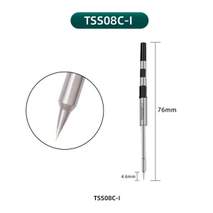 Replacement Soldering Iron Handle Tip Replacement (Conical Tip) Compatible With Quick Q8 Soldering Station (Quick Model # TSS08C-I)