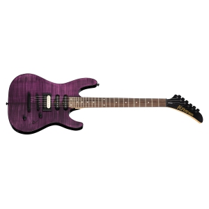 Kramer Striker Figured HSS w/Stop Bar Tailpiece - Transparent Purple