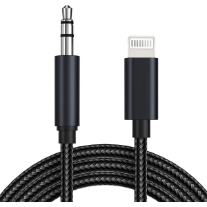 iPhone Aux Cord for Car Stereo, [Apple MFi Certified] Lightning to 3.5mm Audio Cable Compatible with iPhone 13 12 11 XS XR X SE2 8 7 to Car Stereo/Home Stereo/Speaker/Headphone