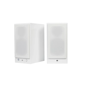 KIN by Totem PLAY Bluetooth Powered Bookshelf Speakers (Satin White Pair)