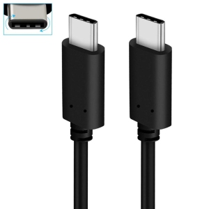 2 Pack USB Type C Charging Cable, USB C Data Charger Cable Cord Compatible with Samsung Galaxy, LG, HTC, Huawei, Google Pixel, Motorola, Sony - Length 1.2 M, 3 FT - Black