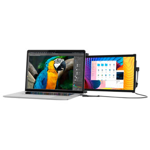 DUEX Plus 13.3" 1080p HD 60Hz 10ms IPS LCD Moniteur portable (MP-101-1006P01) - noir