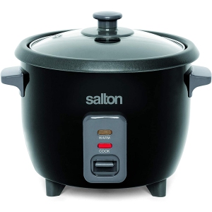 Salton Portable Induction Cooktop Cool Touch LED Display Cooker with 8 Temperature Settings for Precise Control, Energy Efficient Green Cooking with Magnet Induction Tester Include