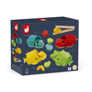Janod - Whales Colour Matching Game (Mult)