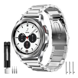 SPGUARD Galaxy Watch 5 Band 40mm/44mm/Pro 45mm&Galaxy Watch 4 Band 40mm/44mm/Watch 4 Classic 42mm/46mm Stainless Steel Metal 20mm Bands Compatible with Samsung Galaxy Watch 5 40/44