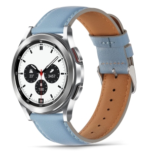 Tasikar 20mm Leather Bands Compatible with Samsung Galaxy Watch 4/Watch 5/Watch 5 Pro Band, Premium Genuine Leather Replacement Bracelet Strap Compatible with Galaxy Watch 4 Classi