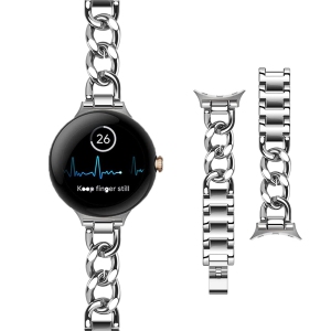 INGIDO Compatible for Google Pixel Watch Band Metal, Pixel Watch Stainless Steel Metal Wristband Adjustable Stylish Strap Band for Google Pixel Watch 2022 for Women Men