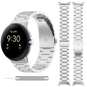 Compatible with Google Pixel Watch Band, Stainless Steel Sport Replacement Strap Bracelet Band for Google Pixel Watch
