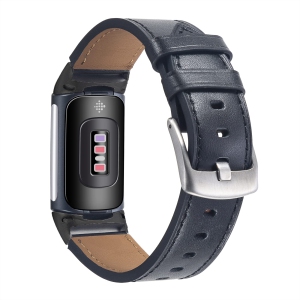 Leather Bands Compatible with Fitbit Charge 5,Replacement Genuine Leather Straps for Women Men,Soft Leather Adjustable Watch Band Replacement Wristbands for Fitbit Charge 5 Fitness