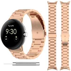 Compatible with Google Pixel Watch Band, Stainless Steel Sport Replacement Strap Bracelet Band for Google Pixel Watch