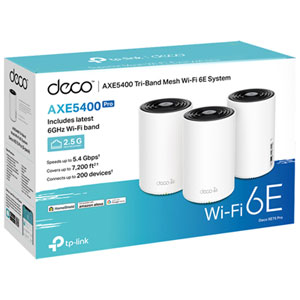 TP-Link AXE5400 Deco XE75 pro 3個セット TP-Link Deco XE75 Pro AXE5400 Whole Home Mesh Wi-Fi 6E