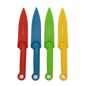 Starfrit - Set of 4 Paring Knives with Storage Case