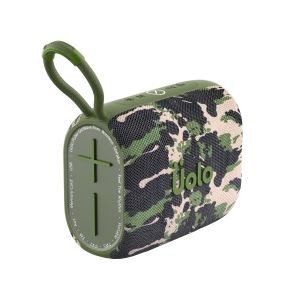 Uolo Pulse GloWave Mini Portable Bluetooth Wireless Speaker, IPX7 Waterproof Bluetooth Speaker/FM Radio Portable Speaker - Camo