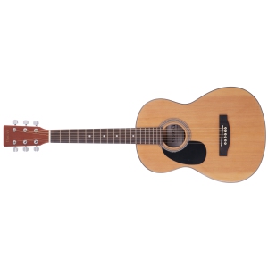 Denver Acoustic Guitar - 3/4 Size - Natural, Left Handed