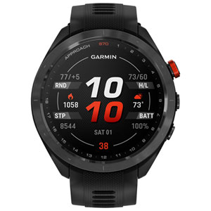 Garmin Approach S70 47mm AMOLED Bluetooth Golf GPS Smartwatch - Black