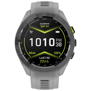 Garmin Approach S70 42mm AMOLED Bluetooth Golf GPS Smartwatch - Grey