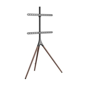 Easel Studio Floor TV Stand for Most 45"-65" Flat Panel TVs, Mobile TV Cart Shelf with Swivel and Tripod Base up to 70.4lbs Max VESA 600x400