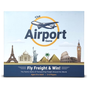 Valore The Airport Game – Family Board Game for 2-6 Players, Ages 8+ – 90 Min Play Time – Transport Freight & Travel the World