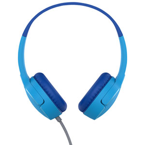 Belkin SoundForm Mini On-Ear Wired Kids Headphones - Blue