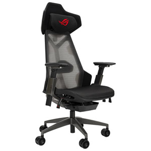 ASUS ROG Destrier Ergonomic High-Back Mesh Gaming Chair - Black - Exclusive Retail Partner