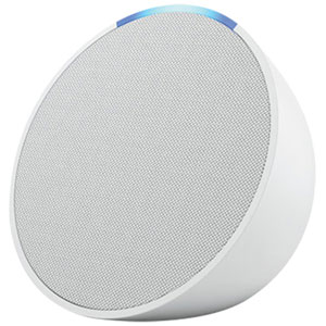 Amazon Echo Pop Smart Speaker with Alexa - Glacier White