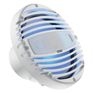 Hertz HMX 8 LD-TW 8″ 4-Ohm RGB LED Marine Coaxial Speakers – White