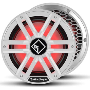 Rockford Fosgate M2D2-12S 12″ Color Optix Sealed Enclosure Marine Subwoofer – White