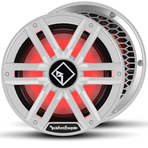 Rockford Fosgate M2D2-12I 12″ Color Optix Infinite Baffle Marine Subwoofer – White
