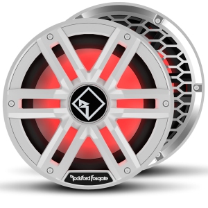 Rockford Fosgate M2D2-10S 10″ Color Optix Sealed Enclosure Marine Subwoofer – White