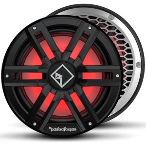 Rockford Fosgate M2D2-12SB 12″ Color Optix Sealed Enclosure Marine Subwoofer – Black