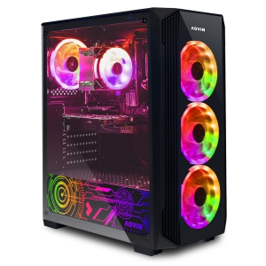 Prebuilt AQVIN ZForce Gaming PC, Intel Core i5 Processor upto 4.10 GHz, NVIDIA GTX 1650 4GB GDDR5, 1TB SSD - 32GB DDR4 RAM, Windows 11 Pro, WiFi, Gaming Keyboard & Mouse