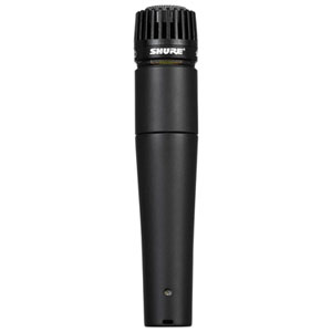 Shure SM57-LC Dynamic Instrument XLR Microphone - Black