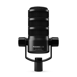 RODE PodMic USB and XLR Dynamic Broadcast Microphone - Black