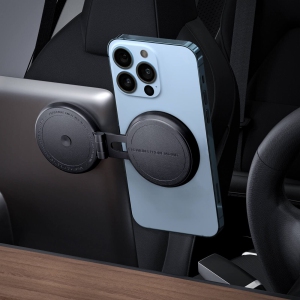Tesla Phone Mount, MagSafe Car Mount for Model 3 Y, Foldable Hidden Magnetic Fit iPhone 14 13 12 Series and All Phone, Accessories, Y Black1