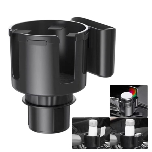 Cup Holder Expander for car?car Cup Holder Expander with Phone Holder Holds Most Car Cup Holder and Phones, Large Cup Holder Adapter for car 32/40 oz Bottles, Big Drinks, Mugs