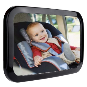 Baby Car Mirror, Shatter-Proof Acrylic Baby Mirror for Car, Rearview Baby Mirror-Easily to Observe The Baby's Every Move, Safety and 360 Degree Adjustability