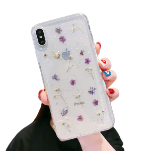 Samsung Galaxy A51 Case Dry Flower Liquide Giliter Soft Slim Shockproof Cover