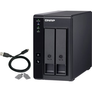 Stockage direct USB Type-C QNAP TR-002 2 baies avec RAID matériel (TR-002-US)