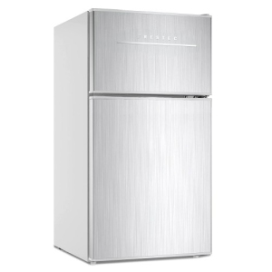 Frestec 74 Cu Refrigerator with Freezer Apartment Size Refrigerator Top Freezer 2 Door Fridge with Adjustable Thermostat Control Freestanding Door Swi