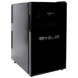 Koolatron 1.7 Cu. Ft. 18-Bottle Dual Temperature Zone Wine Cellar (WC18DZ) - Black