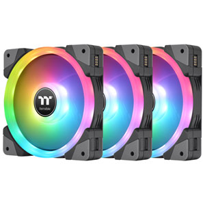 Thermaltake Swafan EX12 RGB 120 mm PC Case Fan - Black