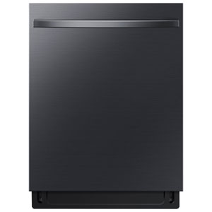 Samsung 24" 46dB Smart Top-Control Door Open Dry Dishwasher with Third Rack ENERGY STAR (DW80CG5451MTAA) - Black Stainless