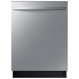 Samsung 24" 51dB Top-Control Tall Hybrid Tub AutoOpen Door Dishwasher with Third Rack ENERGY STAR (DW80CG4051SRAA) - Stainless Steel